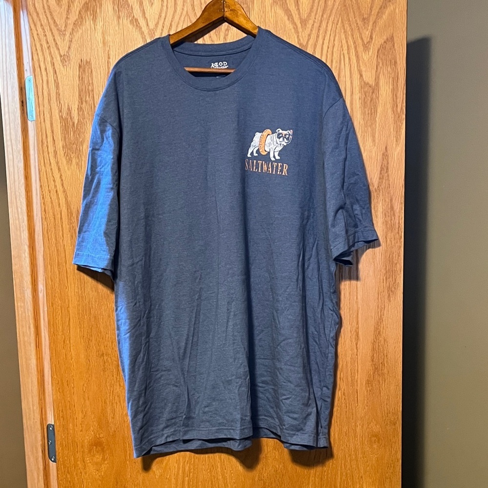 Izod Saltwater Graphic Tee in Blue
